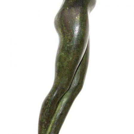 Antike Art Deco Bronzefigur von Serge Zelikson