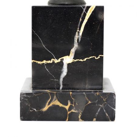 Antike Art Deco Bronzefigur von Serge Zelikson