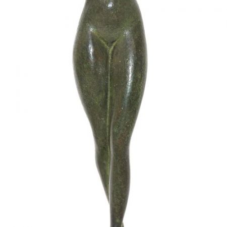 Antike Art Deco Bronzefigur von Serge Zelikson
