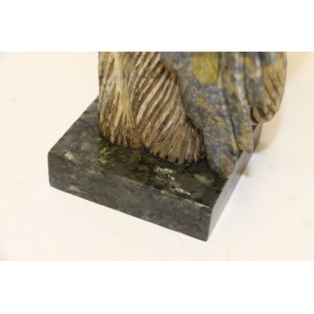 Große antike chinesische Papageienskulptur