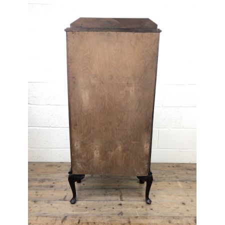 Edwardianische, Regency Stil verglaste Vitrine aus Mahagoni Massivholz antik