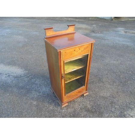 Antiker Jugendstil-Musikschrank aus Mahagoni Massivholz, um 1910