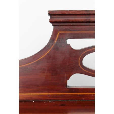 Antiker, edwardianischer Musikschrank aus Mahagoni Massivholz um 1905