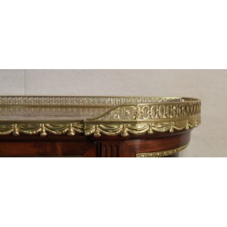 Antike Vitrine aus französischem Mahagoni, die Paul Sormani zugeschrieben wird