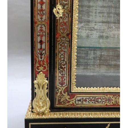 Antikes Paar viktorianischer Boulle Nachtschränkchen aus England