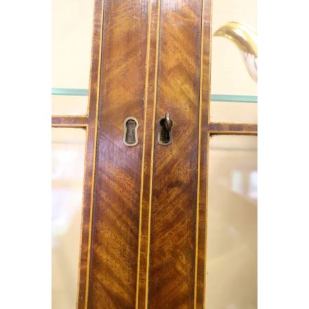 Premium! Antike Flame Mahagoni Vitrine aus der Zeit George III