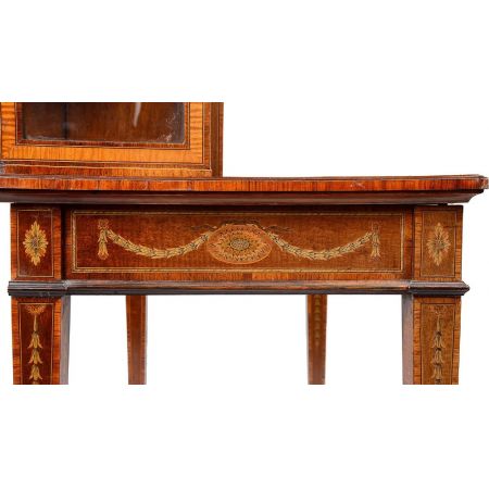 Antiker Schreibtisch aus der edwardianischen Zeit, 19. Jahrhundert.