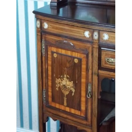 Antiker Palisander Salonschrank aus dem 19. Jahrhundert um 1890