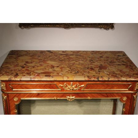 Antike französische Vitrine mit Kingwood & Ormolu