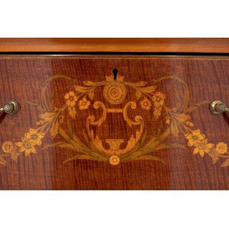 Antike Edwards und Roberts Vitrine aus Eiche