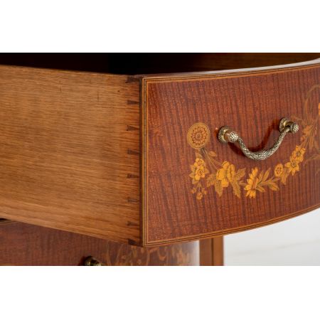 Antike Edwards und Roberts Vitrine aus Eiche