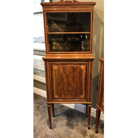 Premium! Antikes Paar Mahagoni Vitrinen aus der edwardianischen Epoche