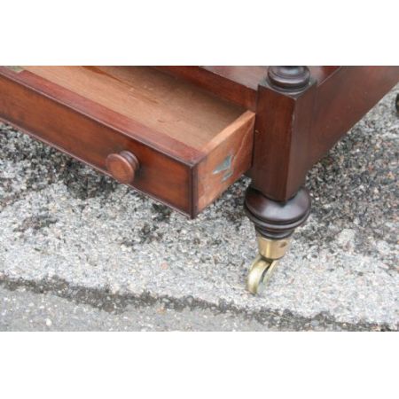 Antiker viktorianisches Mahagoni Zeitungsständer