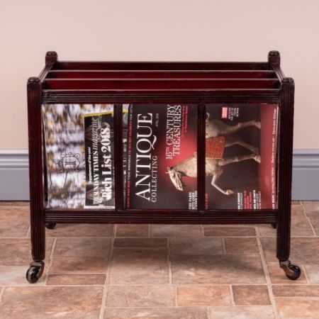 Antiker Zeitungsständer im Kunsthandwerks Stil