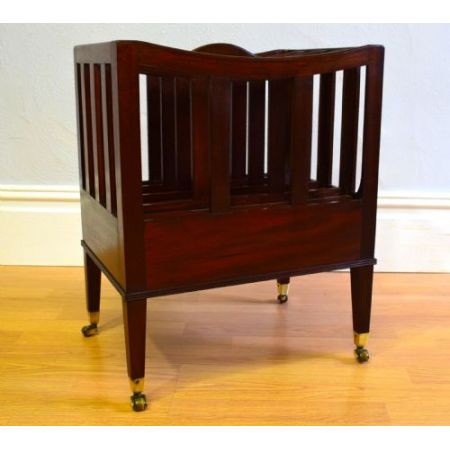 Antiker Mahagoni Zeitungsständer