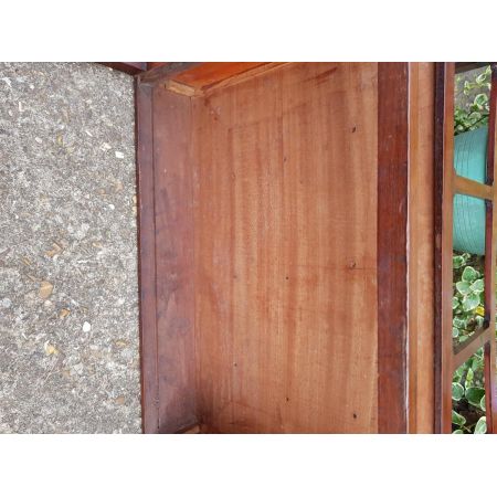 Antiker Mahagoni Zeitungsständer mit Griff aus der Regency Zeit