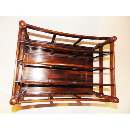 Antiker Palisander Zeitungsständer im Regency Stil von ca 1810