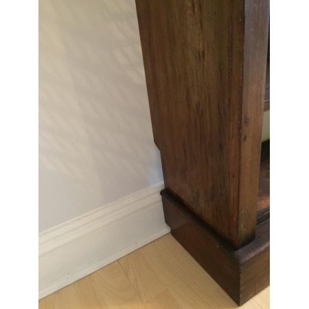 Großes antikes Mahagoni Bücherregal aus der edwardianischen Epoche 