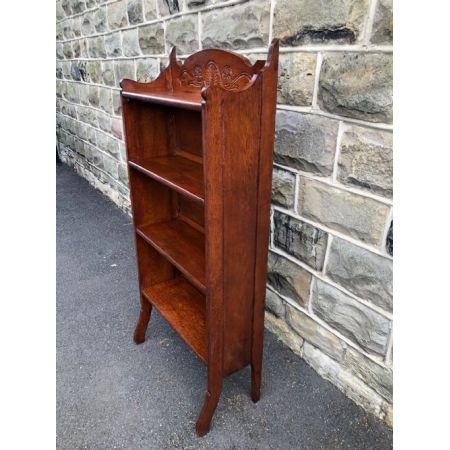 Antikes klappbares Bücherregal aus Eichenholz im Kunsthandwerks Stil