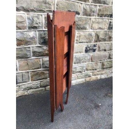 Antikes klappbares Bücherregal aus Eichenholz im Kunsthandwerks Stil