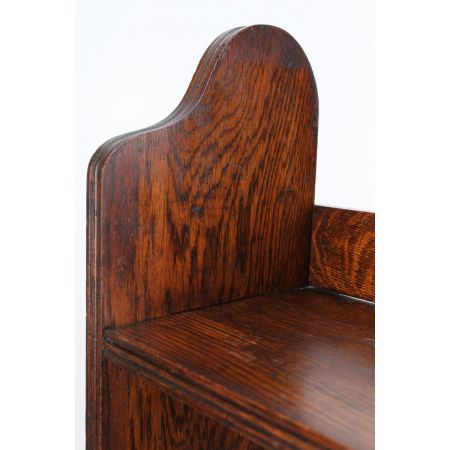 Antikes offenes Bücheregal aus Eichenholz von Liberty and co