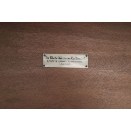 Antikes Eichenholz Stapel Bücherschrank von Globe Wernicke