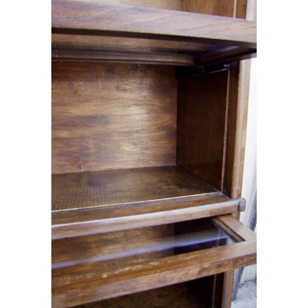 Antikes Eichenholz Stapel Bücherschrank von Globe Wernicke