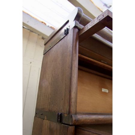 Antikes Eichenholz Stapel Bücherschrank von Globe Wernicke