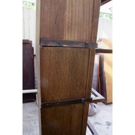 Antikes Eichenholz Stapel Bücherschrank von Globe Wernicke