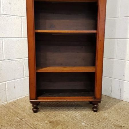 Antikes großes offenes Bücherregal aus Eiche um 1890