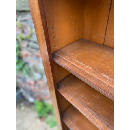 Antikes kleines Mahagoni-Bücherregal auf Zwergsockel aus dem 19. Jahrhundert