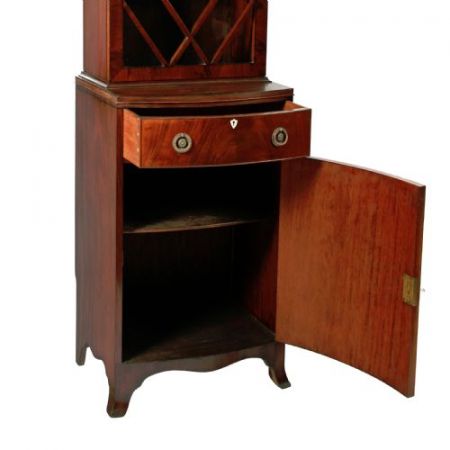 Antiker Bücherschrank aus Mahagoni im Regency Stil