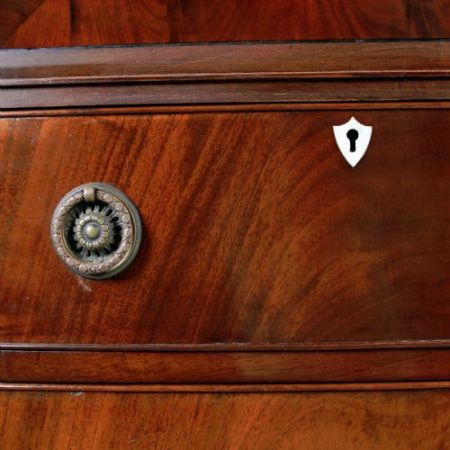 Antiker Bücherschrank aus Mahagoni im Regency Stil