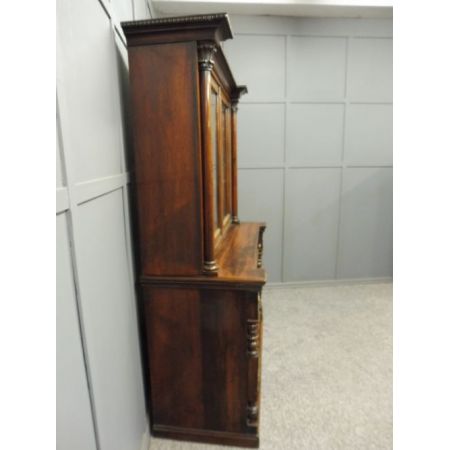 Antiker Bücherschrank aus Palisander aus dem 19. Jahrhundert