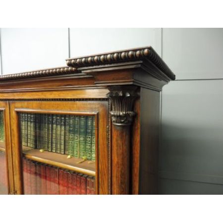 Antiker Bücherschrank aus Palisander aus dem 19. Jahrhundert