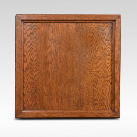 Antikes dreistufiges drehbares Bücherregal aus Eichenholz