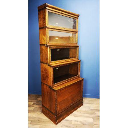 Großer antiker Globe Wernicke Barristers Bücherschrank von ca 1900