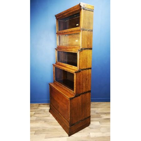 Großer antiker Globe Wernicke Barristers Bücherschrank von ca 1900