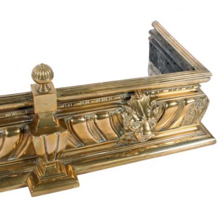 Antiker viktorianischer Funkenschutz aus Messingguss