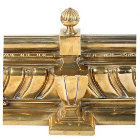 Antiker viktorianischer Funkenschutz aus Messingguss