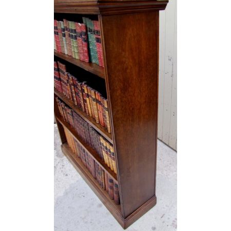 Antikes Edles Massivholz Mahagoni Bücherregal aus dem 19. Jahrhundert