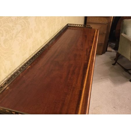 Antikes paar edwardianische Inliad Bücherregale von Gregory & Co aus London