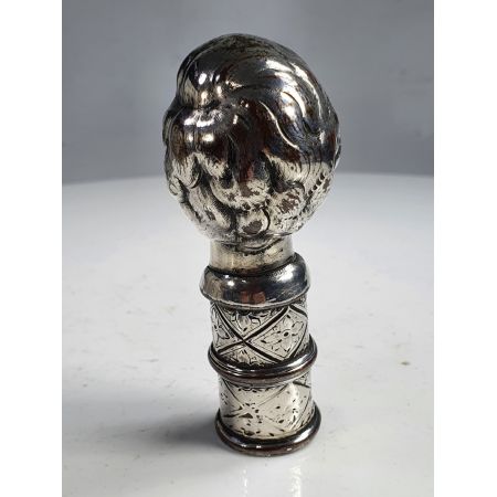 Antiker Jungenkopf Gehstockgriff aus dem späten 19. Jahrhundert