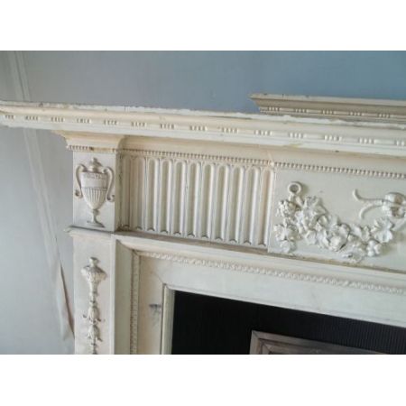 Ein seltenes Paar antiker Weichholz Kaminumrandungen im Regency Stil aus dem 19. Jahrhundert 