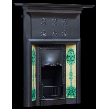 Antiker extra hoher englischer Kamin