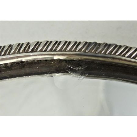 Antiker silberner Handspiegel von William Comyns aus der viktorianischen Epoche