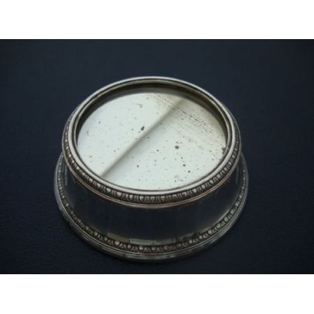 1927 registered, elkington silver plate unusual small mirror plateau.