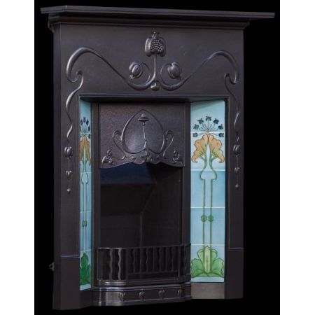 Edwardianischer Vintage Kamin 