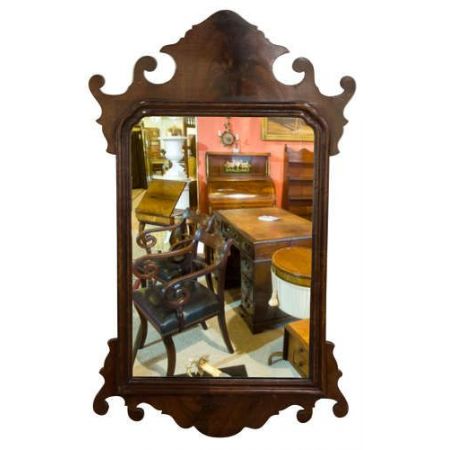 Wandspiegel aus Mahagoni aus dem 20. Jahrhundert