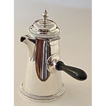 Antiker versilberter Schokoladentopf